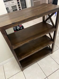 Wood Coffee or Book Rack
