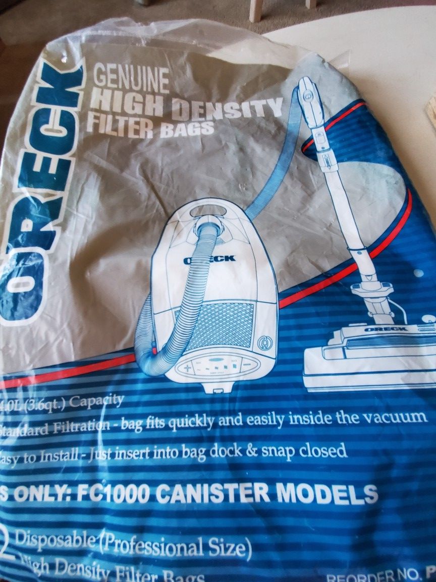 Oreck FC1000 Vacuum Bags