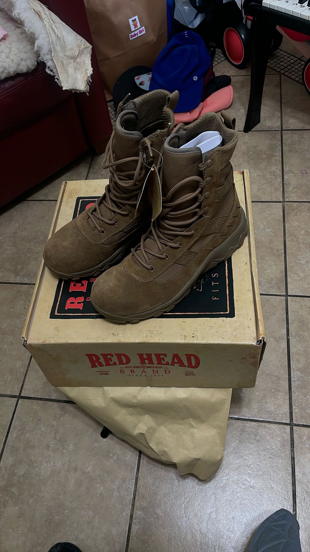 Red Head Brand - Size 9 Tactical Military Boots 🥾 NEW!
