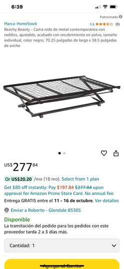 TWIN ROLLOUT BED FRAME 