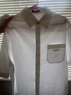 Versace Short Sleeve Button-Up Shirt