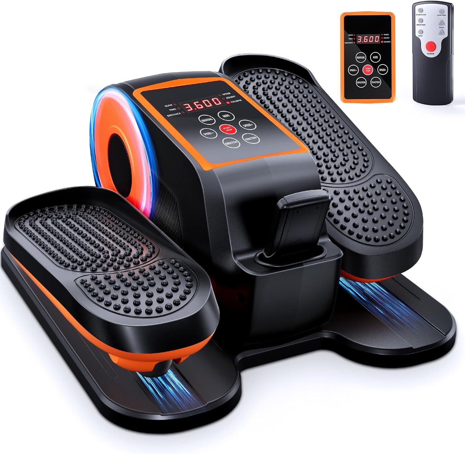 Under Desk Elliptical Exercise Machine, Ellipse Leg Exerciser #2386D Y