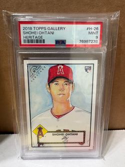 2018 Topps Gallery - Heritage Shohei Ohtani ROOKIE #H-26