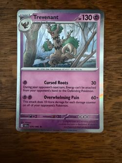 Pokémon TCG Trevenant 130 HP 039/086 Chaos Rising Holo Rare EN