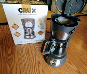 Crux 5 cup coffee maker cheap
