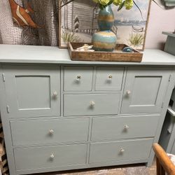CUTE LIGHT SAGE DRESSER AT PICKY PINCHERS 1621 N HIGHLAND AVE CLEARWATER OPEN NOON TO 6pm 