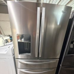 Whirlpool Refrigerator Stainless Steel 36 "width 4 Doors 