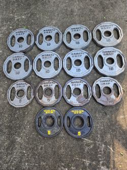 5lb and 10lb Spare Olympic Grip Plates Weight Plates