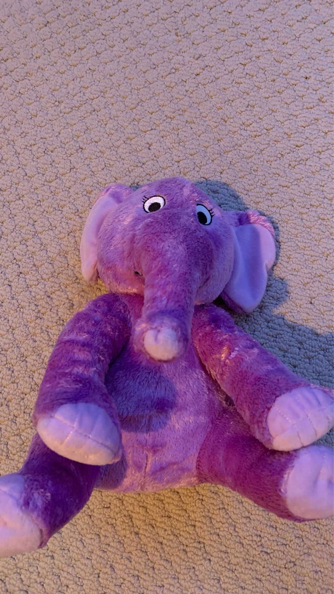 Purple Elephant Stuffed Animal
