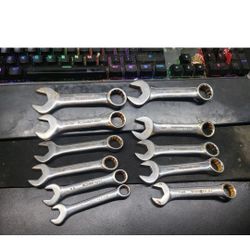 Matco Tools 11pc SAE AND METRIC Stubby Wrench Set