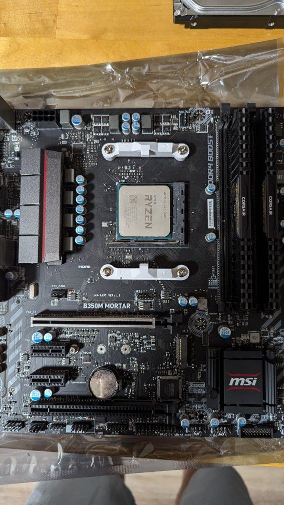 Ryzen 5 5600 with cooler/ B350/ 16gb ddr4 3000mhz