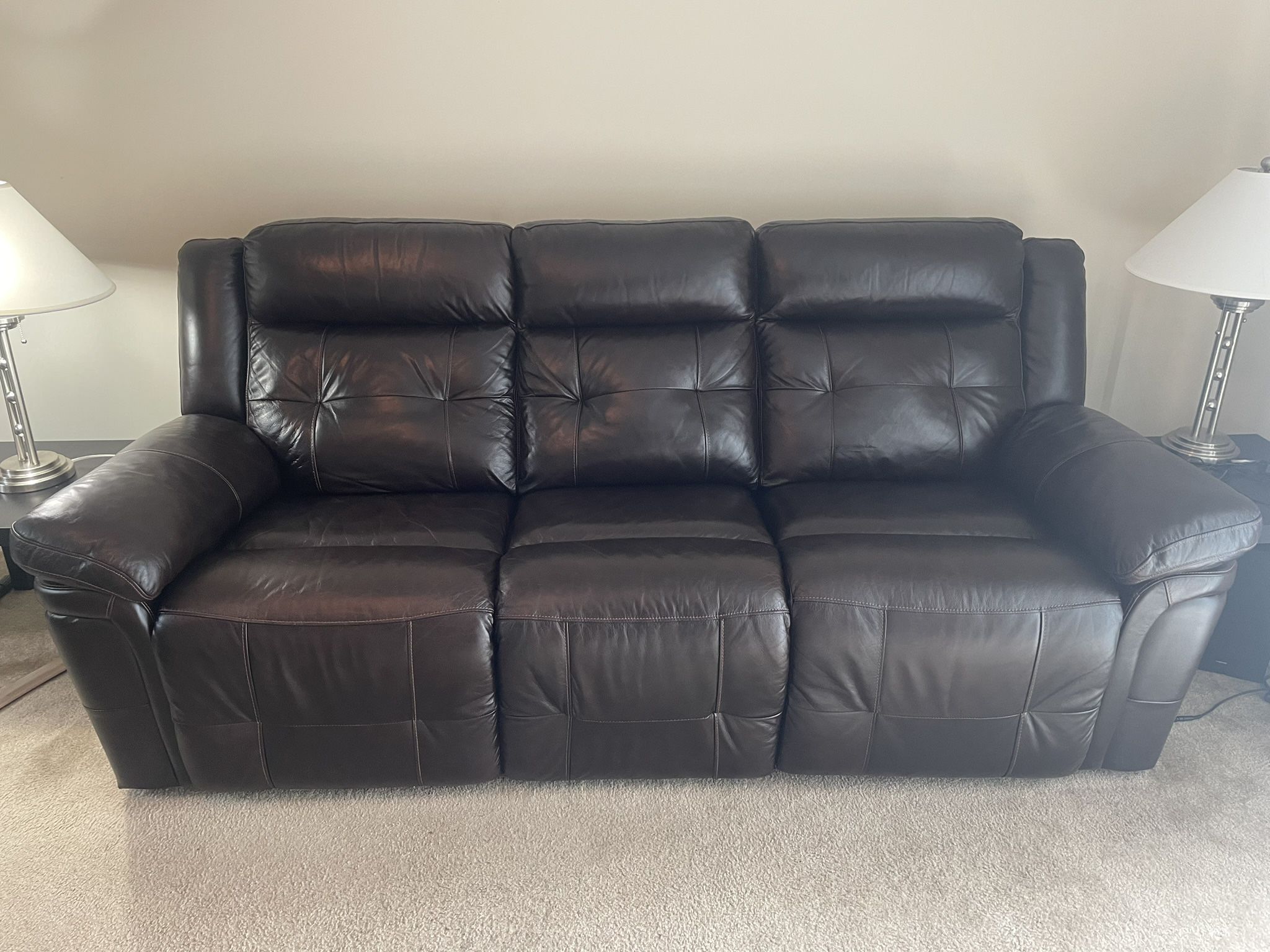 Genuine leather Couch