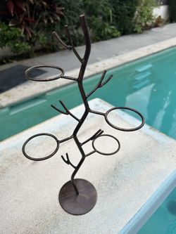 Decorative Tree candle holder with glass cups