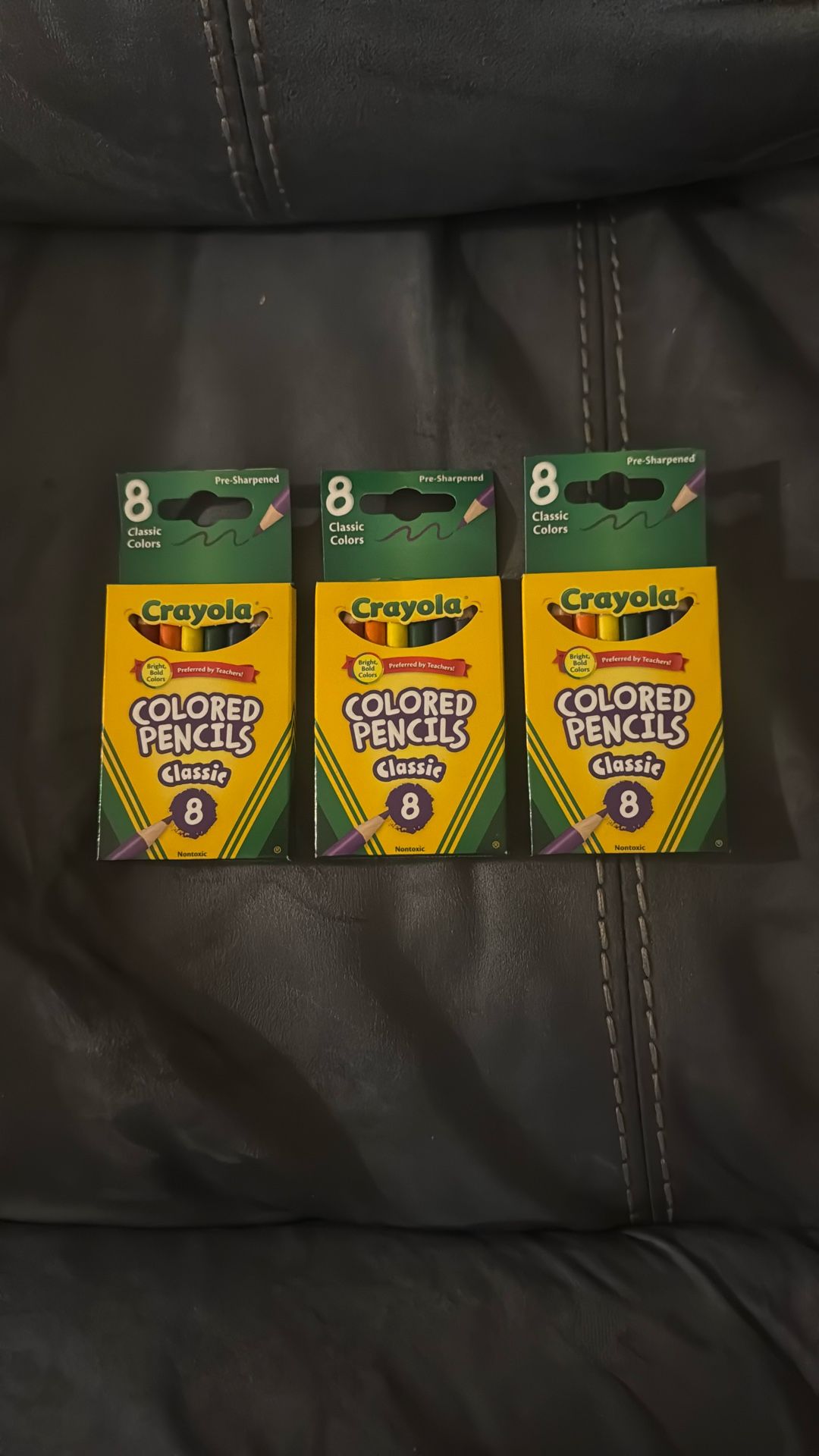 New Crayola 3 Sets, 8 Pack Mini Classic Colored Pencils