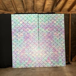 Mermaid Decoración Backdrops for Sale – Baby Shower Birthday 