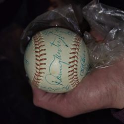 1974 Pittsburgh Pirates Team Autographed Baseball 