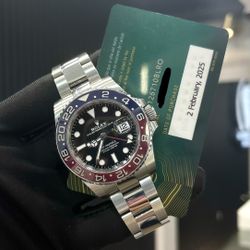 Rolex GMT-MASTER II Pepsi on Oyster 2025
