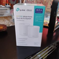 Deco Wi-fi6  AX1500 Whole House Mesh Wi-Fi System 