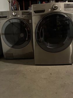 LG washer and dryer