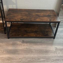 Coffee Table And Book Shelf 