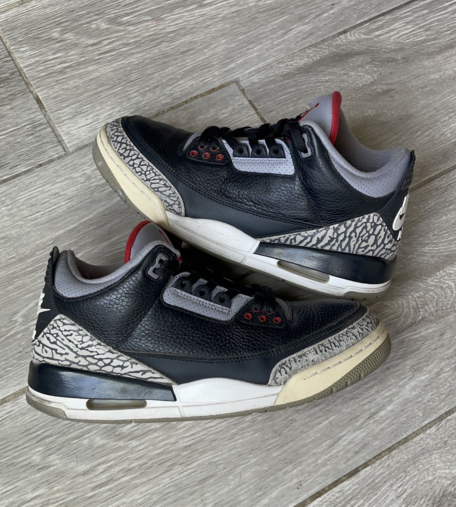 Jordan 3 Black Cement Size 10