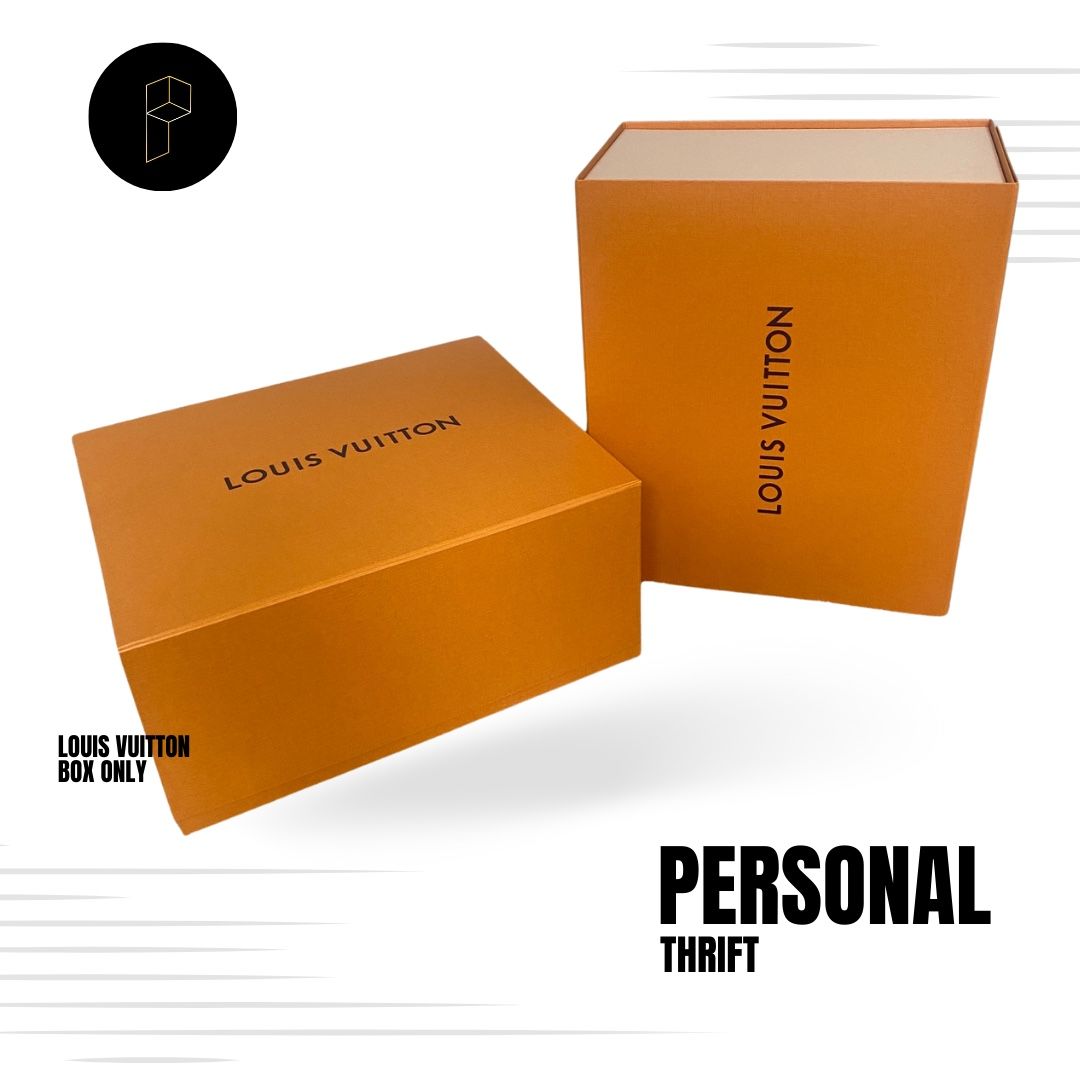 Louis Vuitton 2 Large Boxes With Magnetic Closure 15.5 x 13 x 7.5 inches