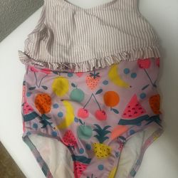 4T/5 cat & jack toddler girls swimsuit