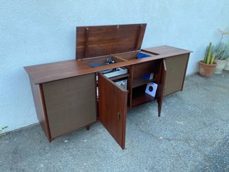 Mid century stereo console