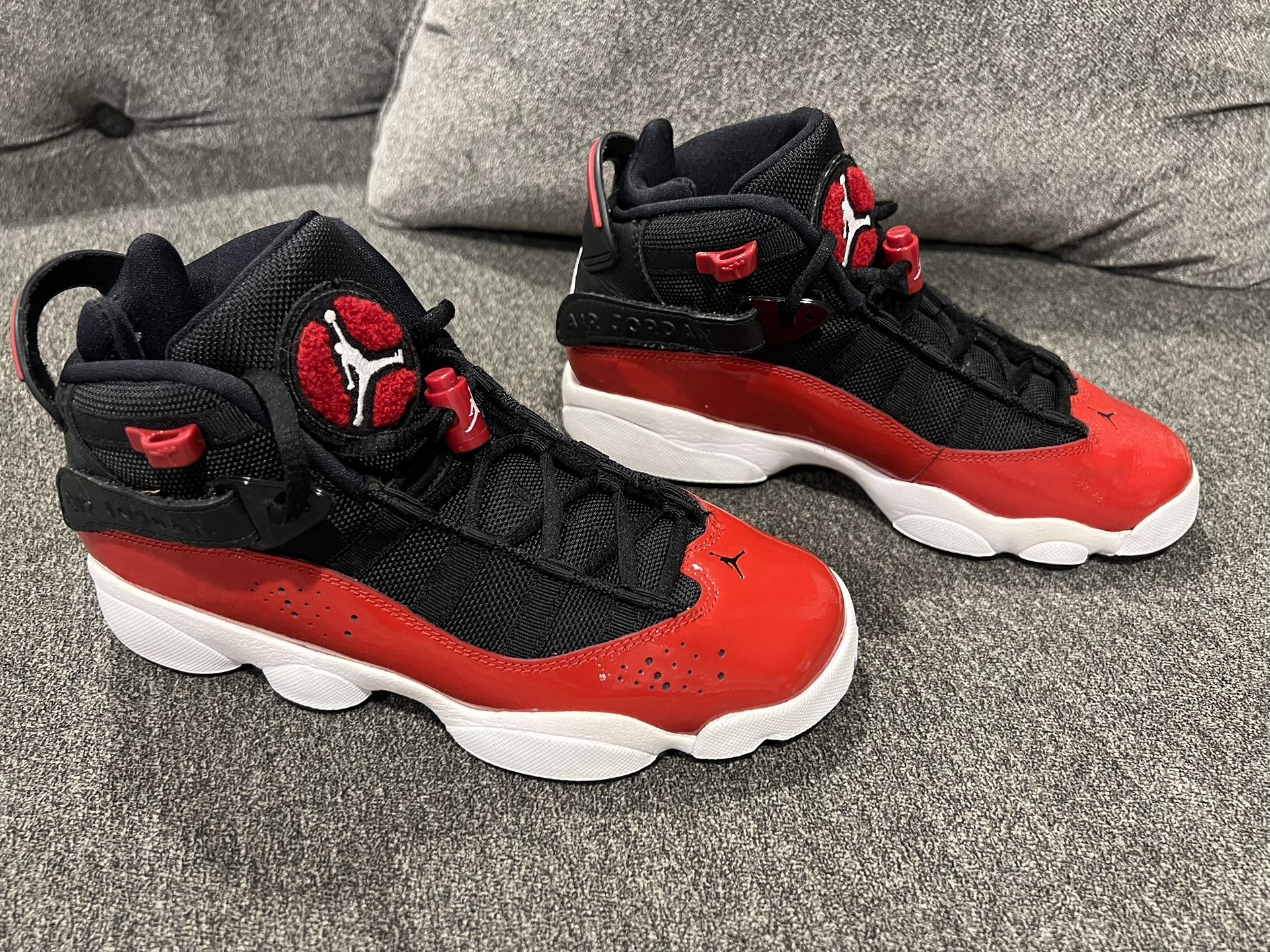 Nike Air Jordan Rings 'Gym Red' Shoes 323419 060 Size