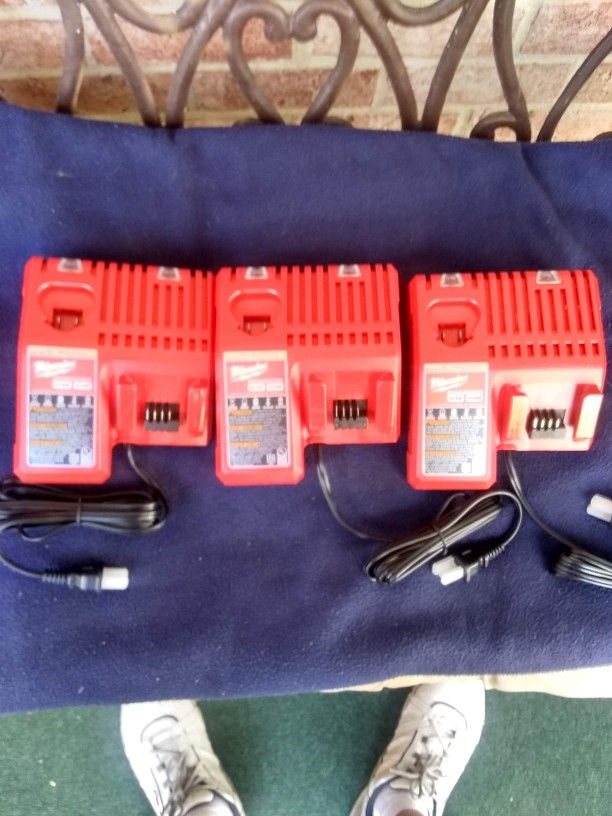 Milwaukee Chargers $20 Milwaukee Fast Chargers $40 As Many As You Want
