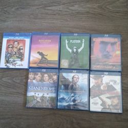 Unopened Brand New BluRay Movies