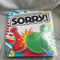 Hasbro Sorry Family Board Game - Brand New Sealed