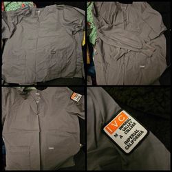 Grey Landau Scrub Tops For IVC Medical Assistant Program