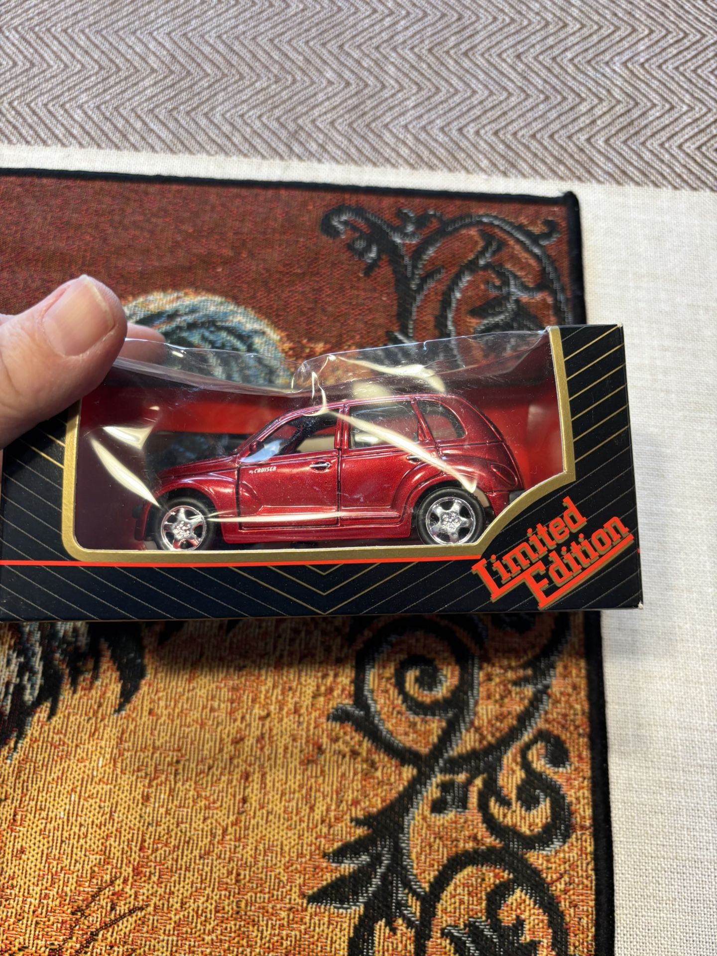 Chrysler PT Cruiser Limited Edition Red Die Cast With Certificate #19356