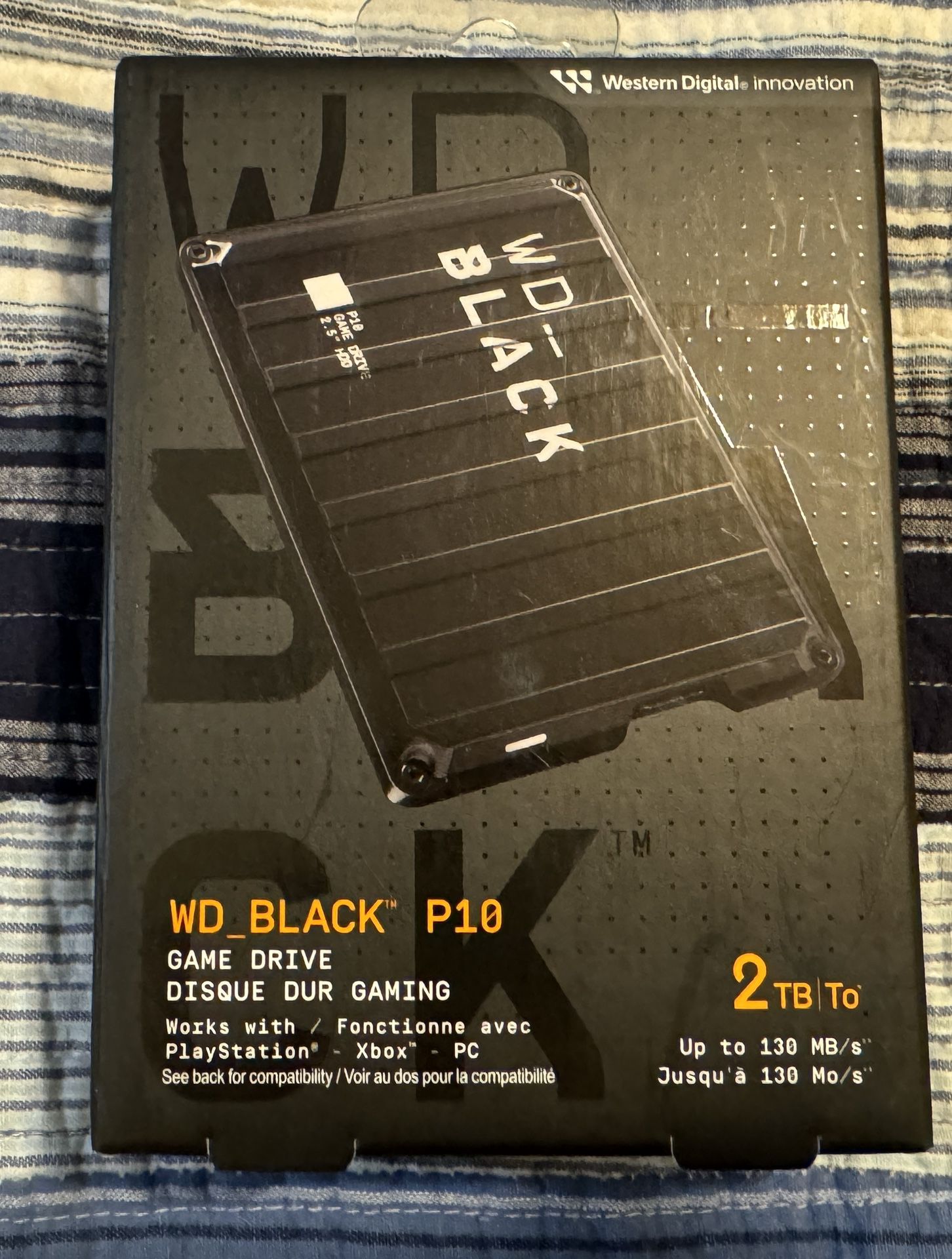 Brand New 2TB WD_Black P10 HDD Game Drive