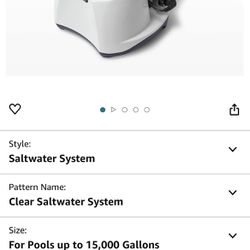 Intex 26669EG 120V Krystal Clear Saltwater System with E.C.O. (Electrocatalytic Oxidation) for Above-Ground Pools up to 15,000 Gallons