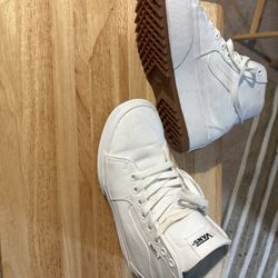Vans White Platform W7.5