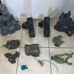 Aquarium Fish Tank Decorations Decor