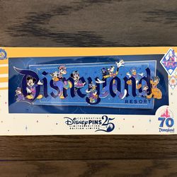 Disneyland 70th Anniversary Marquee pin