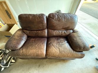 FREE Leather recliner couch