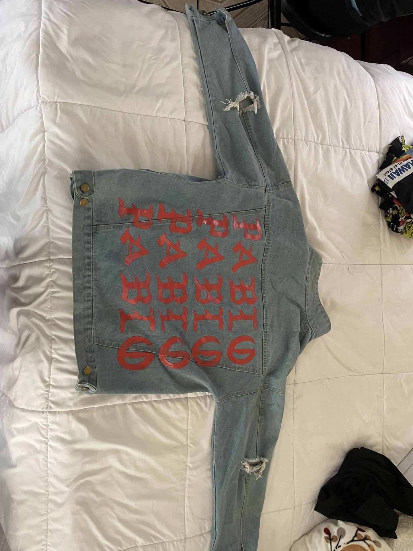 Kanye West The Life Of Pablo Levi's Denim Jacket (size L)