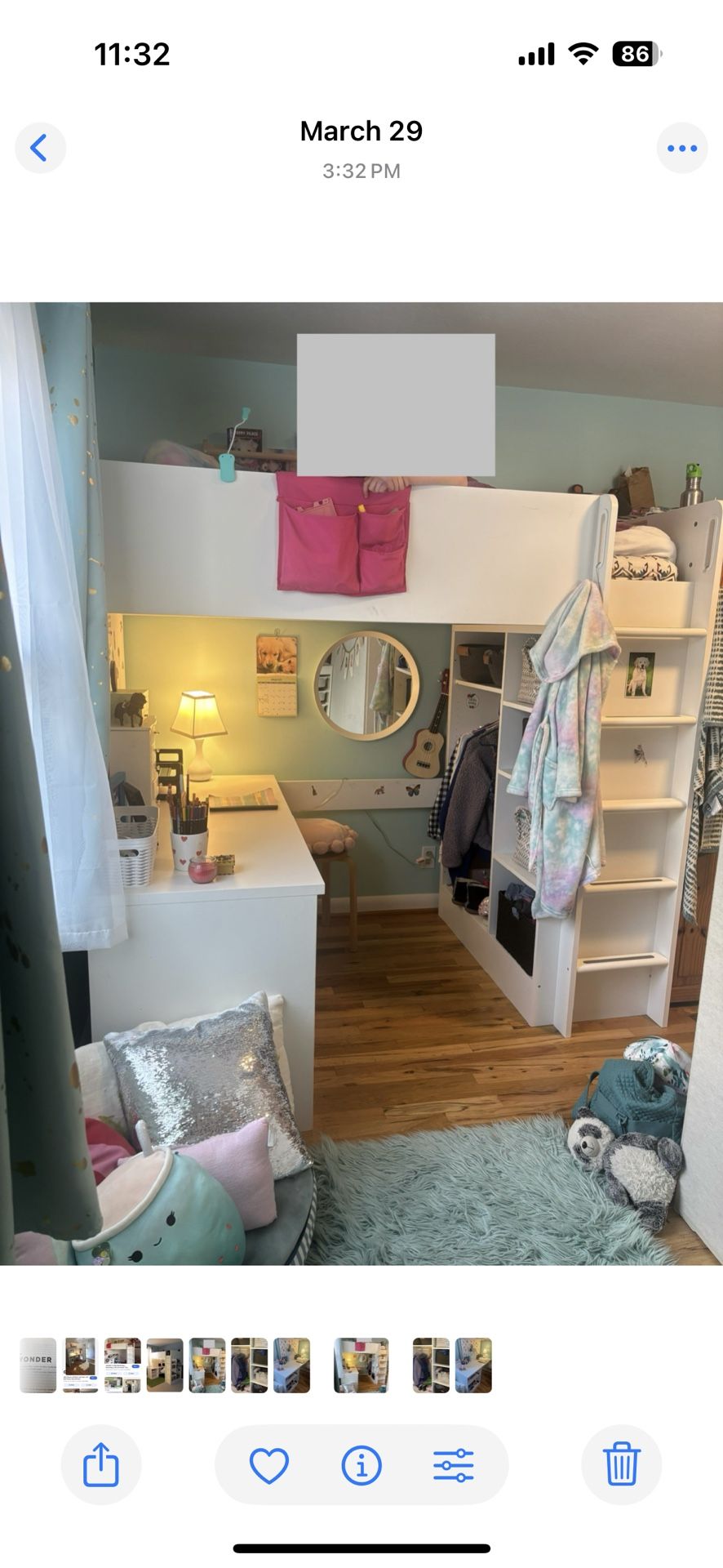 IKEA Stuva loft bed
