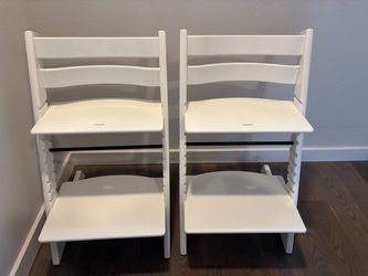 Tripp Trapp adjustable kids chairs ($150 each)