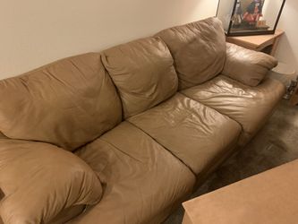 Leather couch for sale