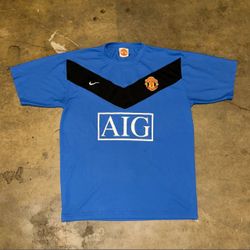 Vintage Rooney Nike Manchester United AIG Soccer Jersey