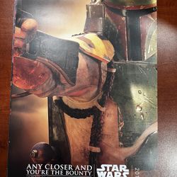 2015 Walt Disney World Hollywood Studios Star Wars Weekends Boba Fett Poster