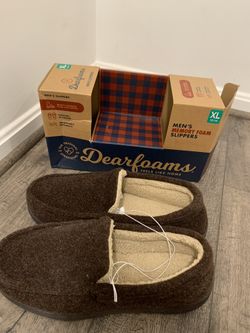 Men’s Memory Foam Slippers XL (13-14)