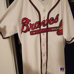 Russell Athletic Braves Jersey Dave Justice