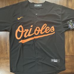 Gunnar Henderson Baltimore Orioles Black Jersey Adult Medium NWT