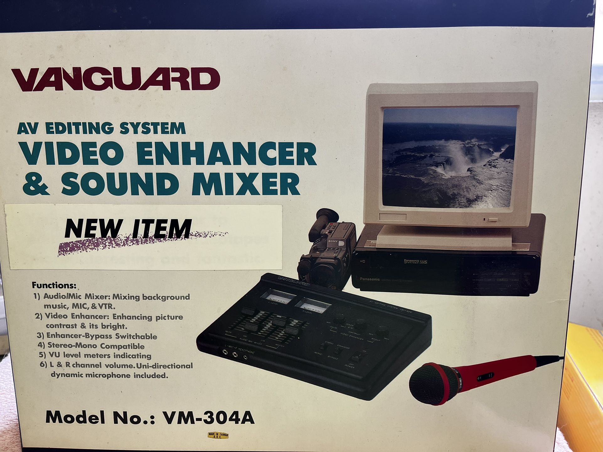 Vanguard, VM – 304A, audio mixer, video enhancer